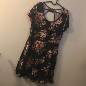 Black Floral Dress